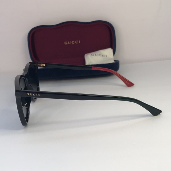 💯 - New Authentic Gucci Dark Grey Polarized Square Men's Sunglasses GG0404S … - Picture 9 of 13